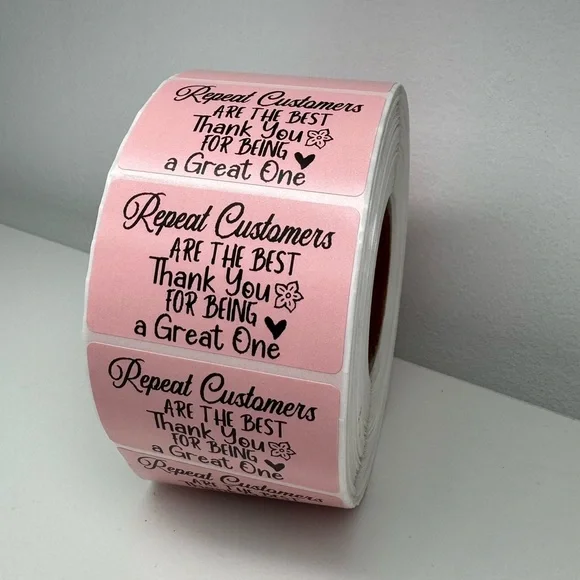 100pcs Repeat CustomersAppreciation Decorative Stickers new - Picture 10 of 13